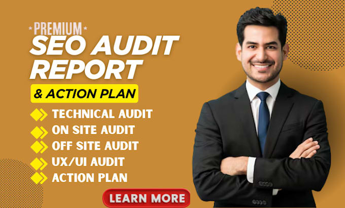 provide a website SEO audit report with action plan