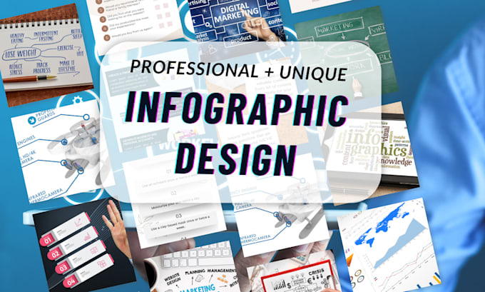 design flow chart and product infographics