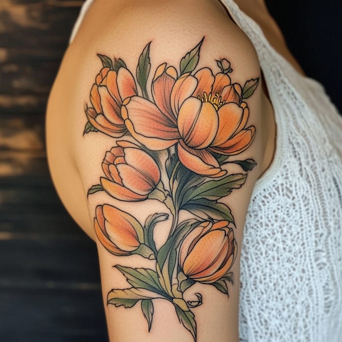 custom an abstract tattoo design