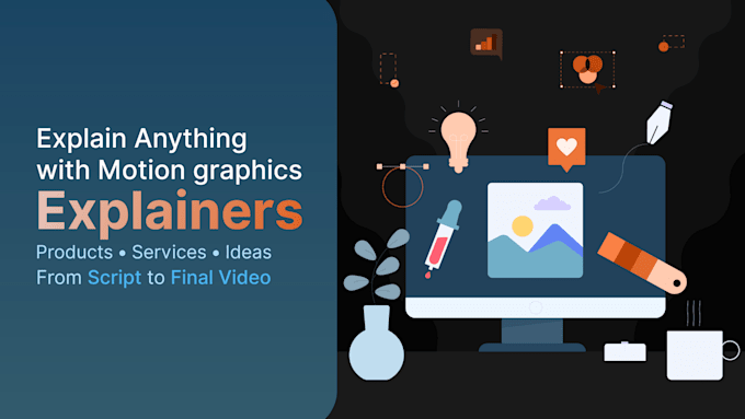 create custom explainer videos using motion graphics