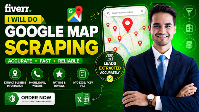 do google map scraping, b2b leads, email list building