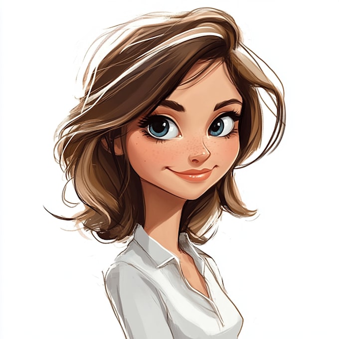 draw funny cartoon character, caricature