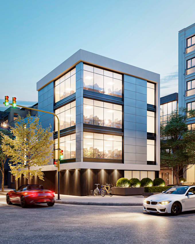 model and render photorealistic 3d exterior images