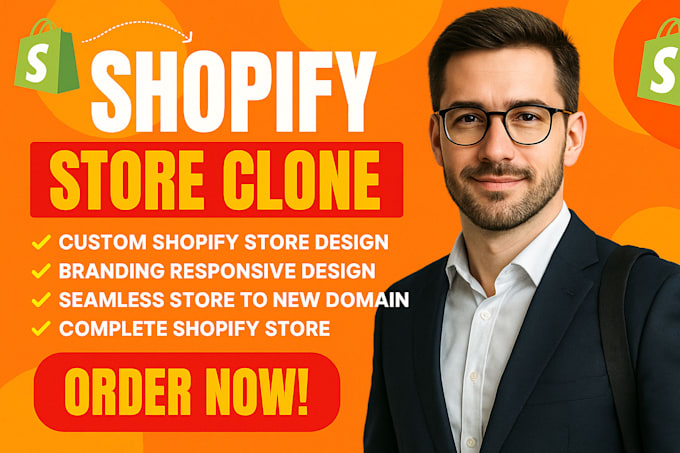 clone, revamp, design, redesign shopify store or shopify website