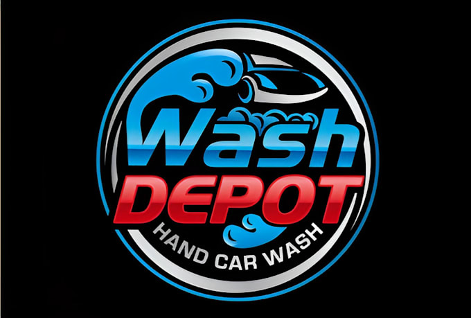design custom car wash logo