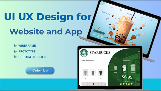 custom UI UX design for ios android mobile apps and website in figma