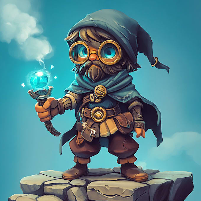 create a 2d game characters and game asset