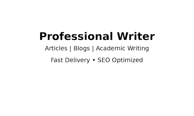write quality, engaging, and original content