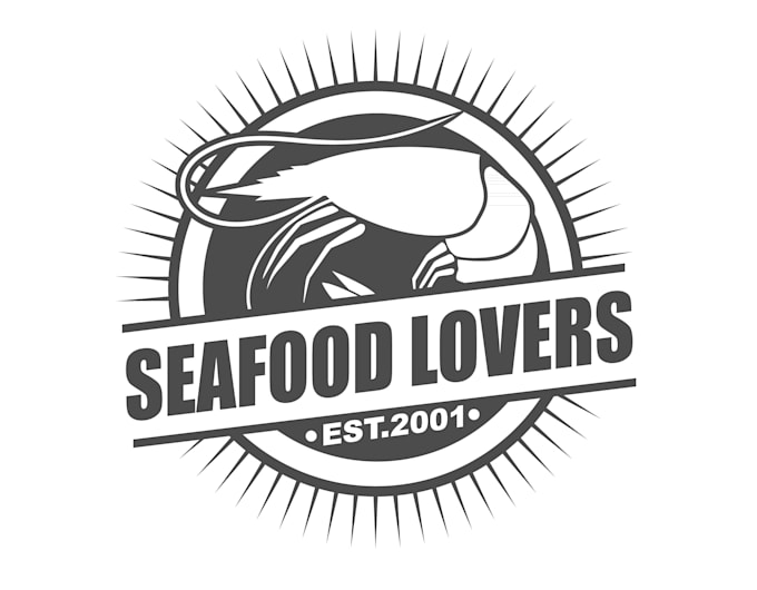 design a creative seafood logo for your company