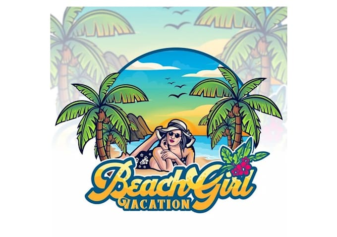 design impressive eye catching beach escape logo