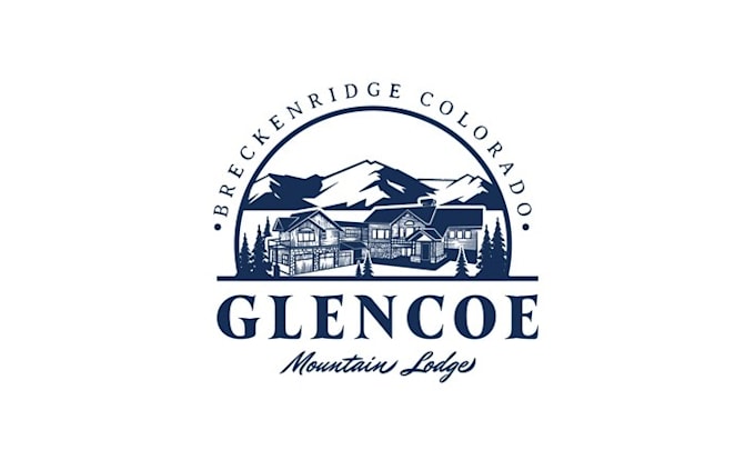 design memorable mountain lodge logo