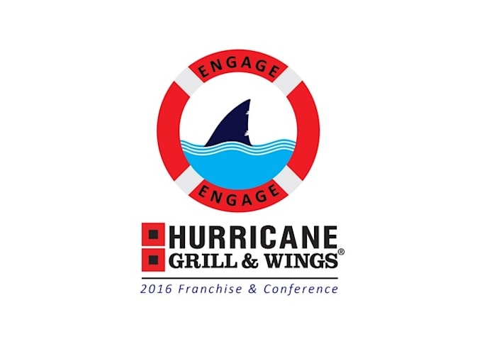design dynamic hurricane grill and wings logo