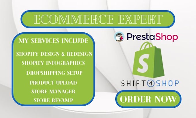 revamp design redesign shopify website infographics dser cj zendrop autods