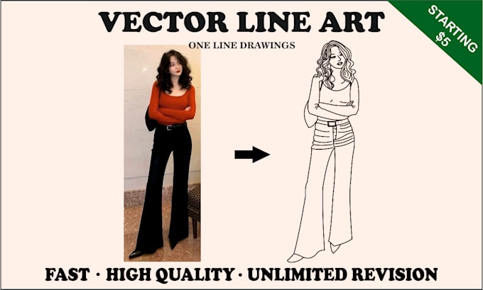 draw simple line art designs