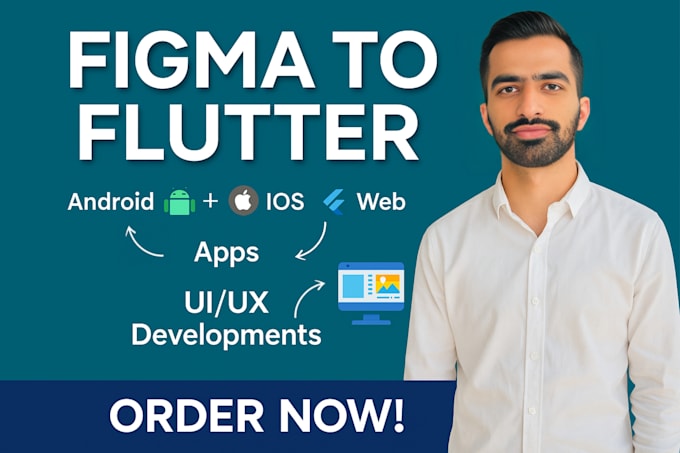 design flutter apps, bespoke flutter UI, convert figma to flutter and fix bugs