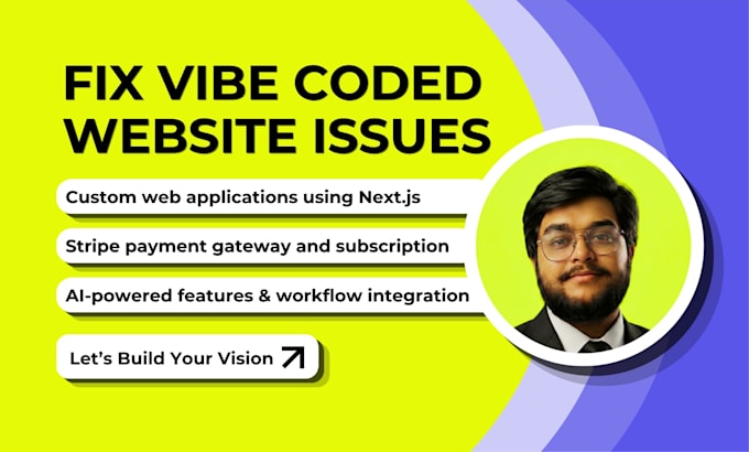 fix vibe coded website issues