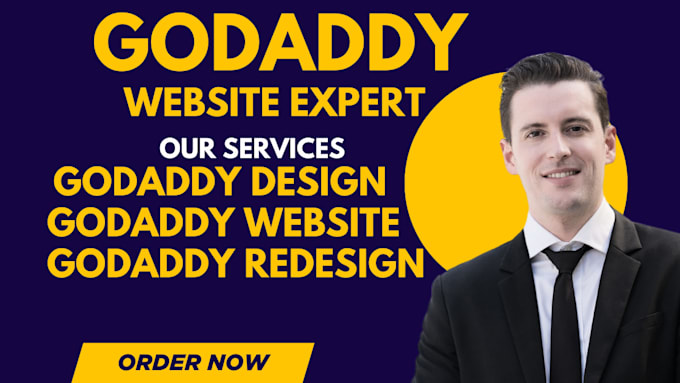 develop godaddy website design or redesign godaddy expert