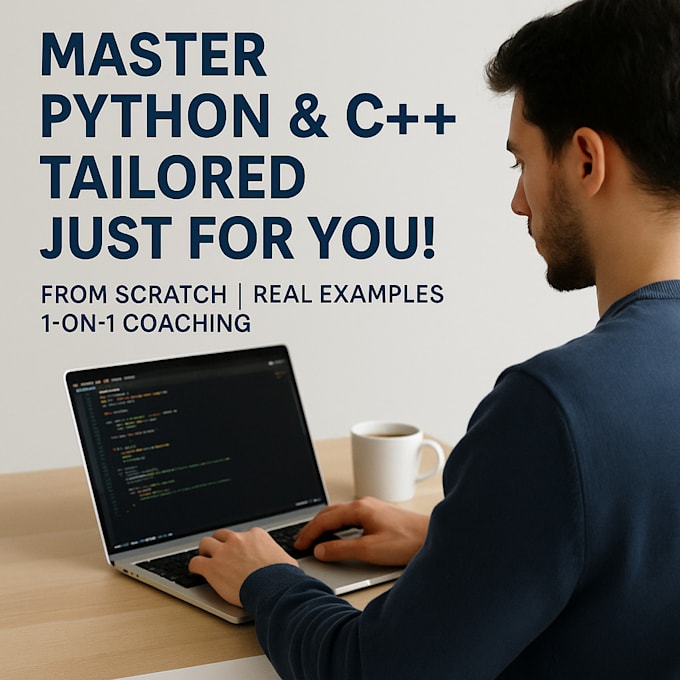 teach python and cpp from scratch, personalized programming lessons