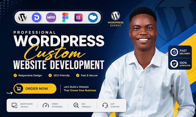build wordpress website, custom wordpress website, business website development