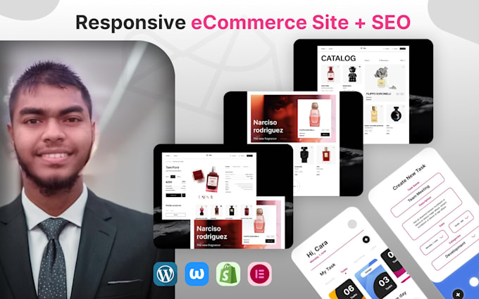 create a responsive and SEO friendly ecommerce website