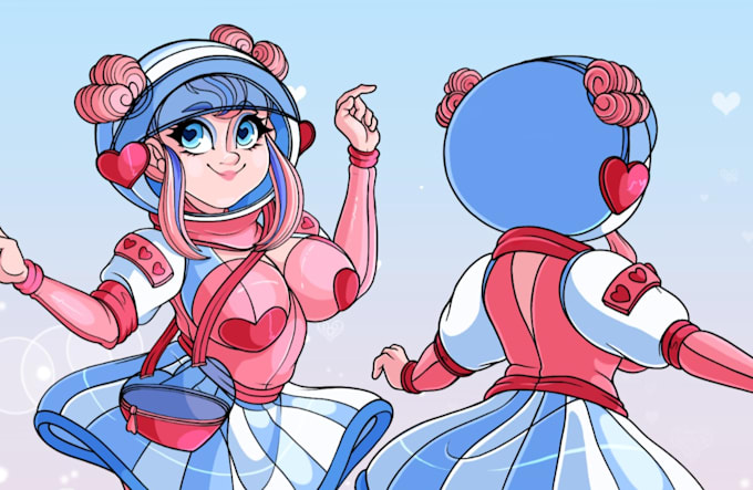design a character or creature turnaround for your project