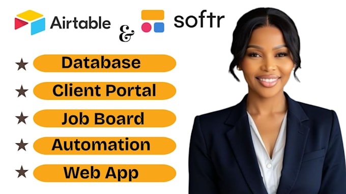 be your airtable, airtable database, automation, interface, softr webapp expert