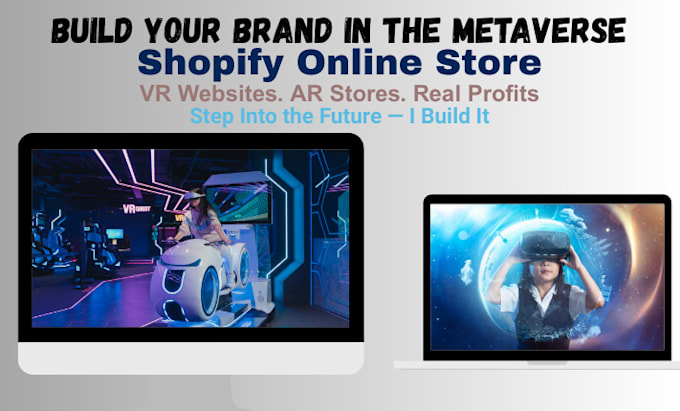 design virtual reality store website augmented reality shopify store