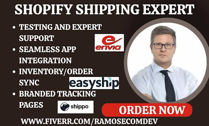 setup shopify shipping solution shipmonk envia shippo track123 easyship dr cart