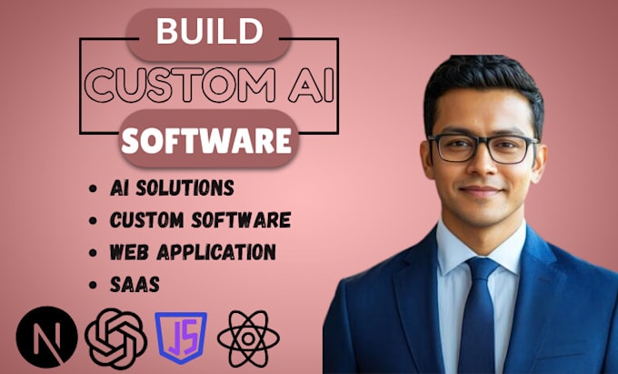 Build your custom ai web application software as a full stack developer ...