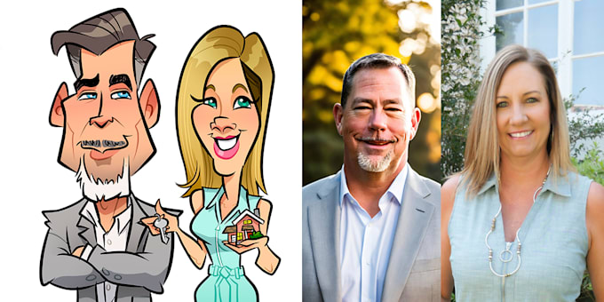 create a glamour cartoon of you