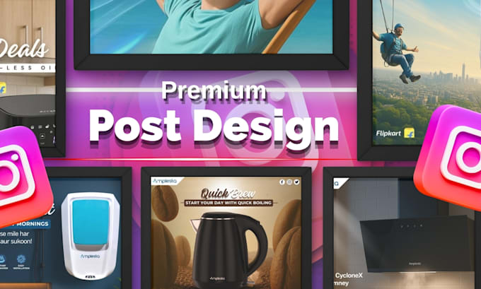 Design 3d visualized posts by Bconceptsdesign | Fiverr