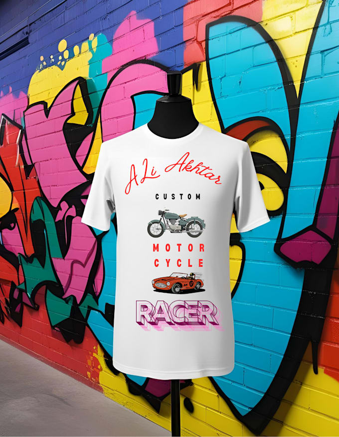 Create custom t shirt design by Aliakhtar936 | Fiverr