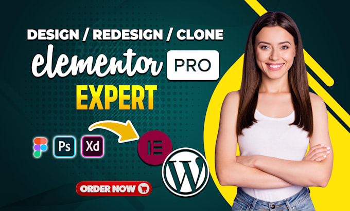 design, redesign, clone wordpress website as an elementor pro expert