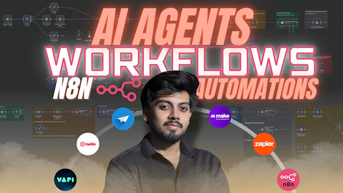 ai agents and n8n workflows for business  automation and efficiency