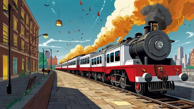 make children book illustrations, comic and artworks