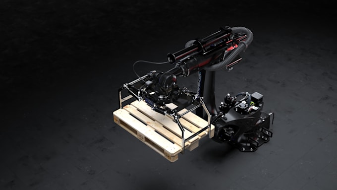 do 3d industrial animation for machinery and manufacturing assembly