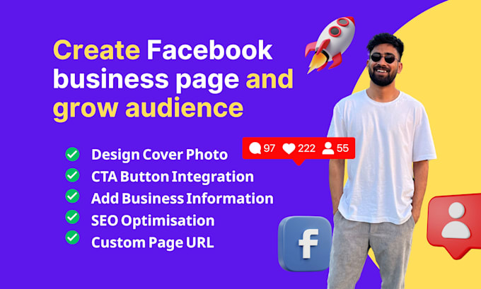 create facebook business page and grow audience
