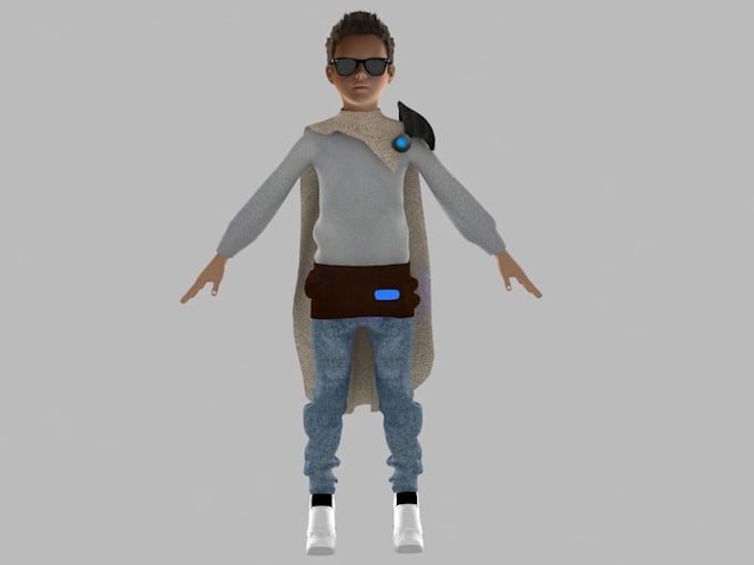 Next gen character model, creature art, vrm, aaa texture, control rig ...