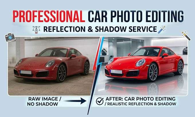 provide automotive car photo editing and car background removal services