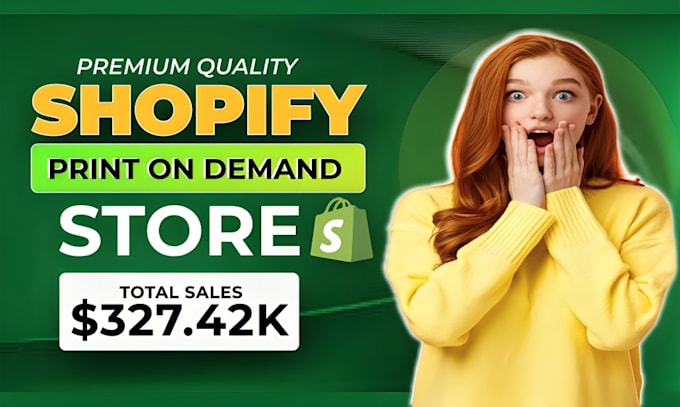 create a high converting shopify pod or dropshipping store