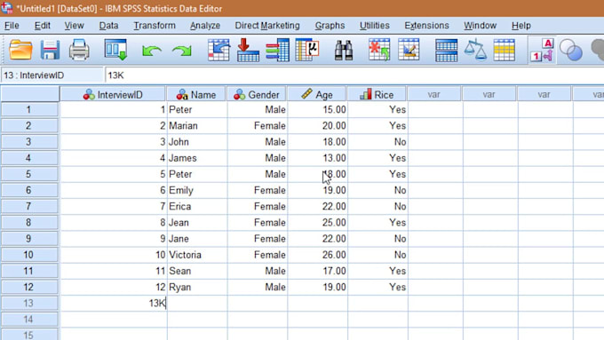 do spss data analysis statistical regression analysis