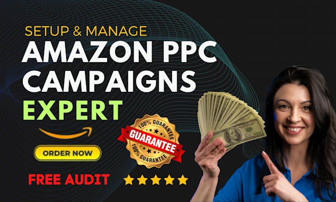 setup manage, optimize amazon PPC ads campaign, amazon PPC manager