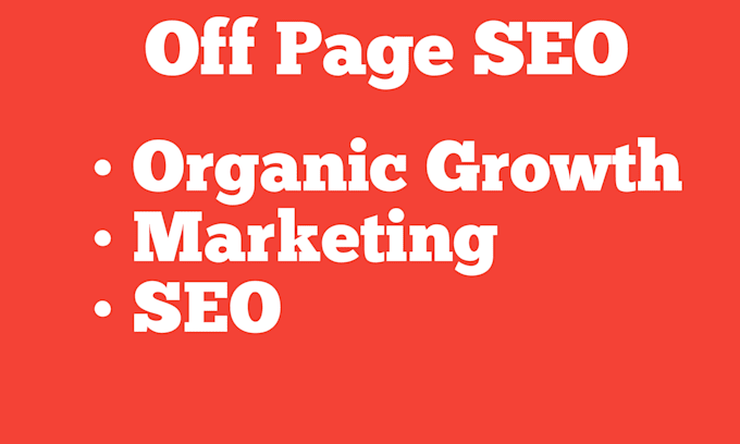 do professional organic off page SEO