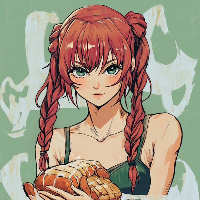 illustrate manga or comic style art for you