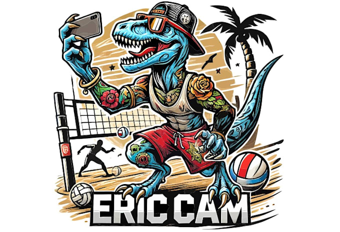 design a professional volleyball logo
