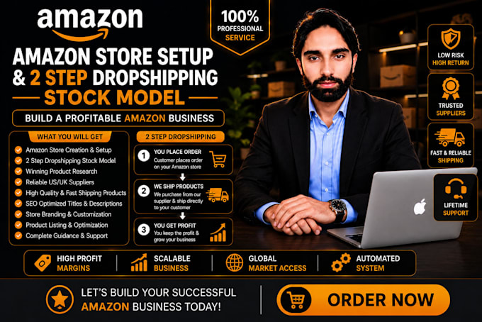 set up and manage your amazon 2 step dropshipping business