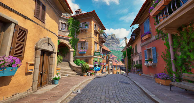 create stylized 3d game environment level design unreal engine 5 blender unity
