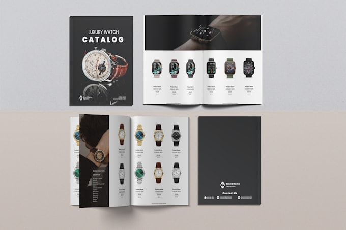 design brochure or product catalog for you
