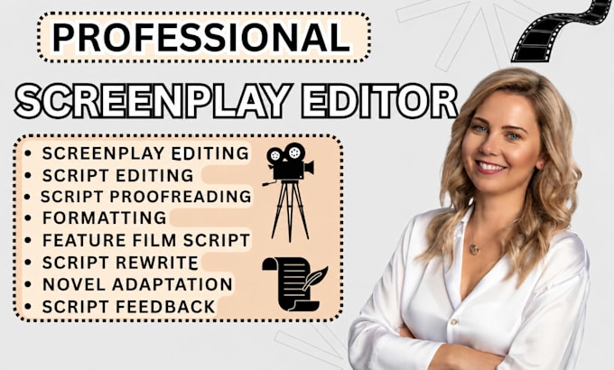 edit, polish, proofread and format movie script screenplay feature film
