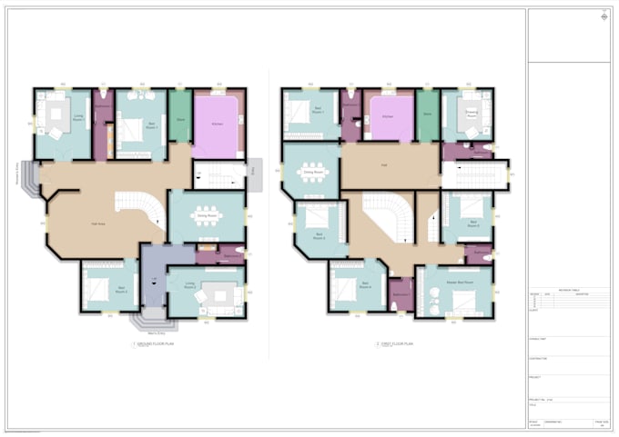 create 2d architectural drawings in autocad